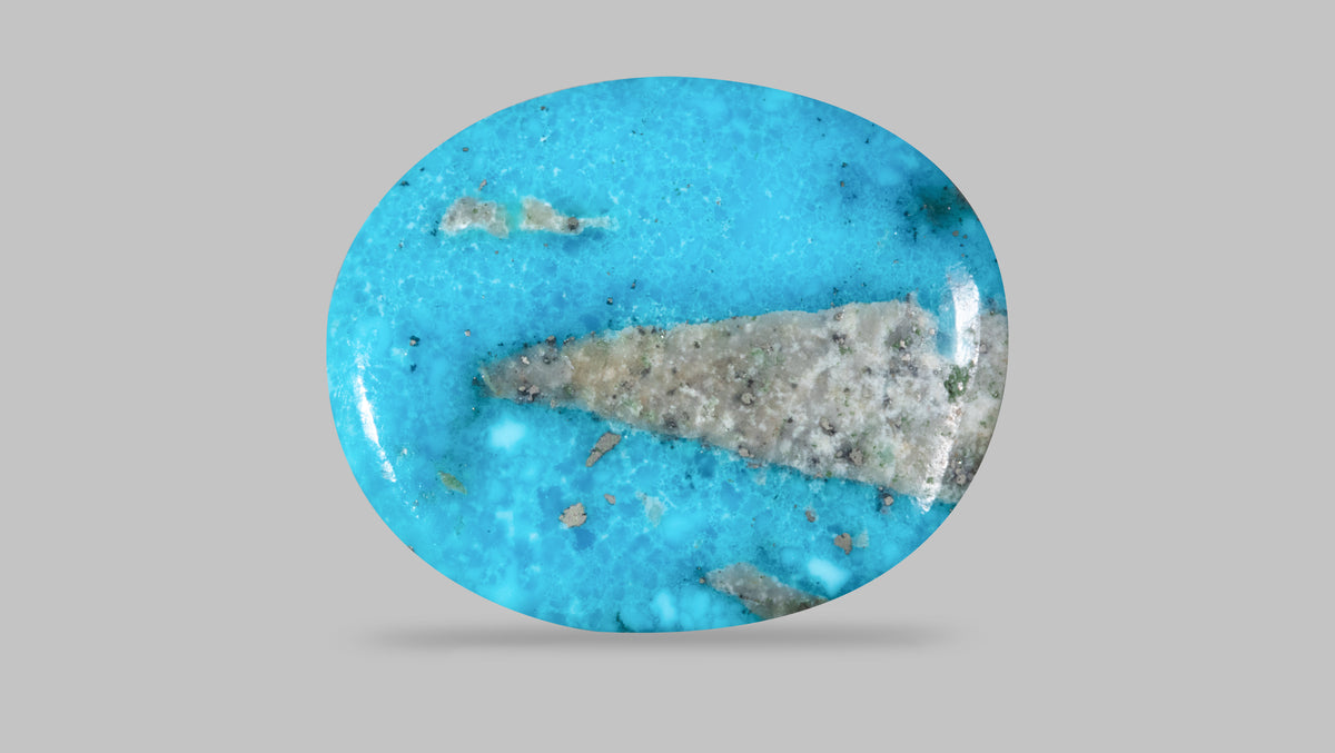 Irani Firoza (Turquoise) 16.56 Carats / 18.2 Ratti