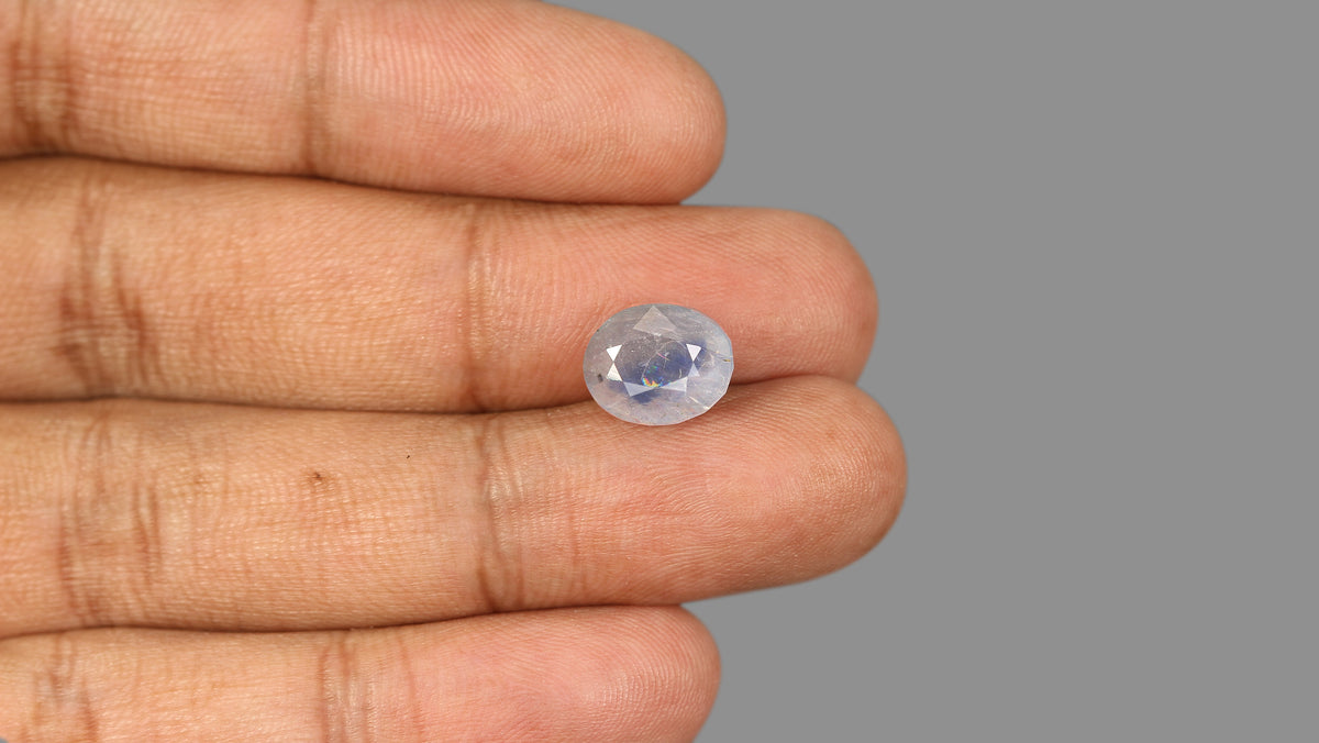 Kashmir Blue Sapphire (Neelam) 6.32 Carats / 6.95 Ratti