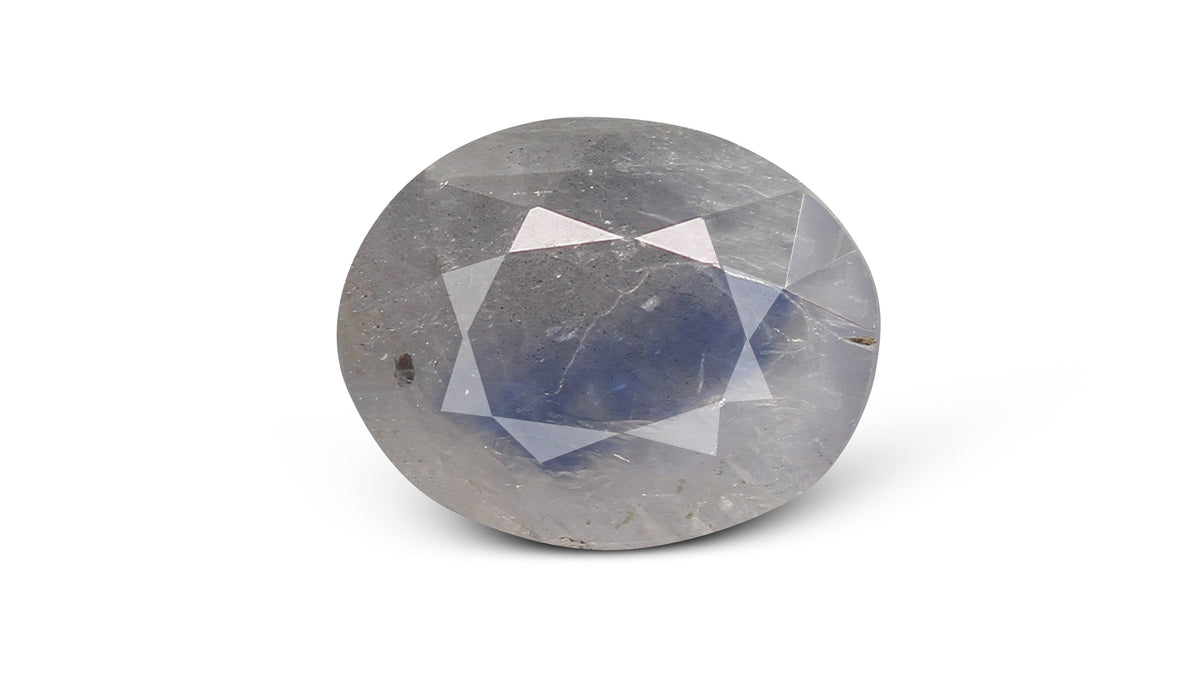 Kashmir Blue Sapphire (Neelam) 6.32 Carats / 6.95 Ratti