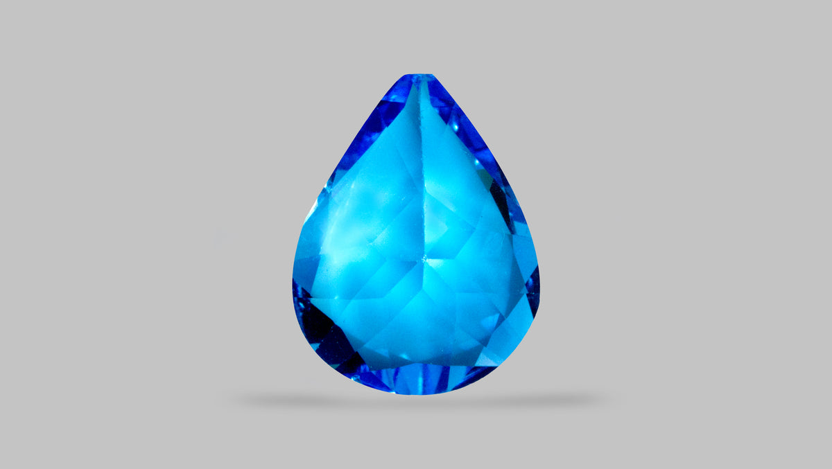 Natural Blue Topaz 15.38 Carats / 16.9 Ratti