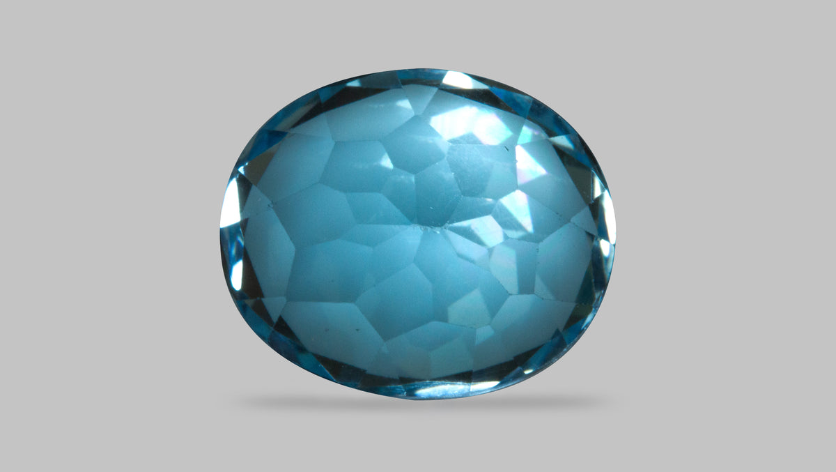 Natural Blue Topaz 6.54 Carats / 7.19 Ratti