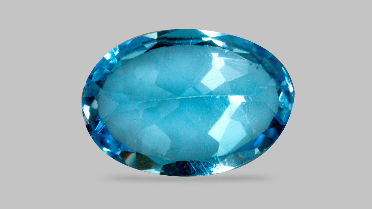 Natural Blue Topaz 6.68 Carats / 7.34 Ratti