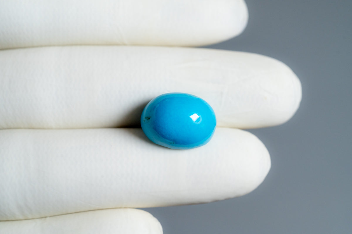 Irani Firoza (Turquoise) 12.86 Carats / 14.13 Ratti