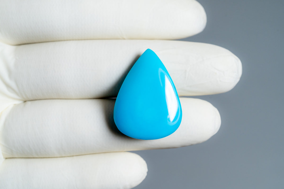 Irani Firoza (Turquoise) 29.20 Carats / 32.09 Ratti