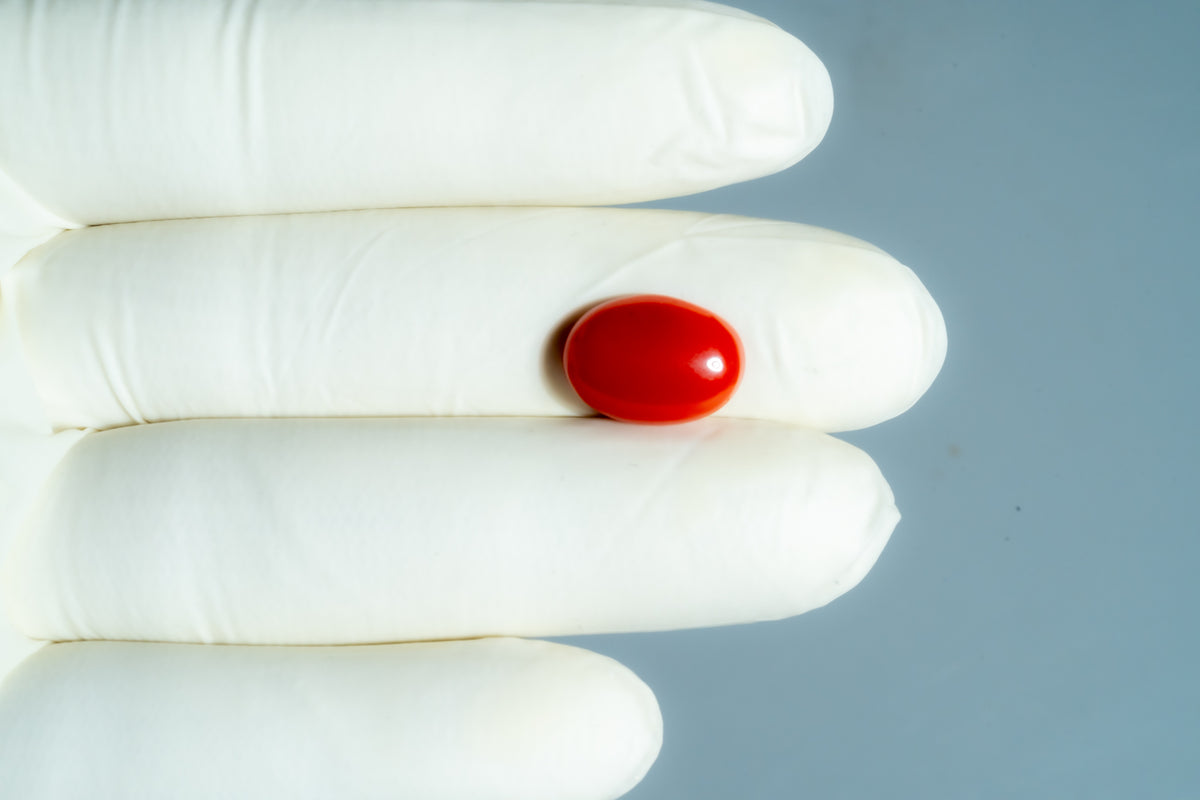 Japanese Red Coral 6.26 Carats / 6.88 Ratti