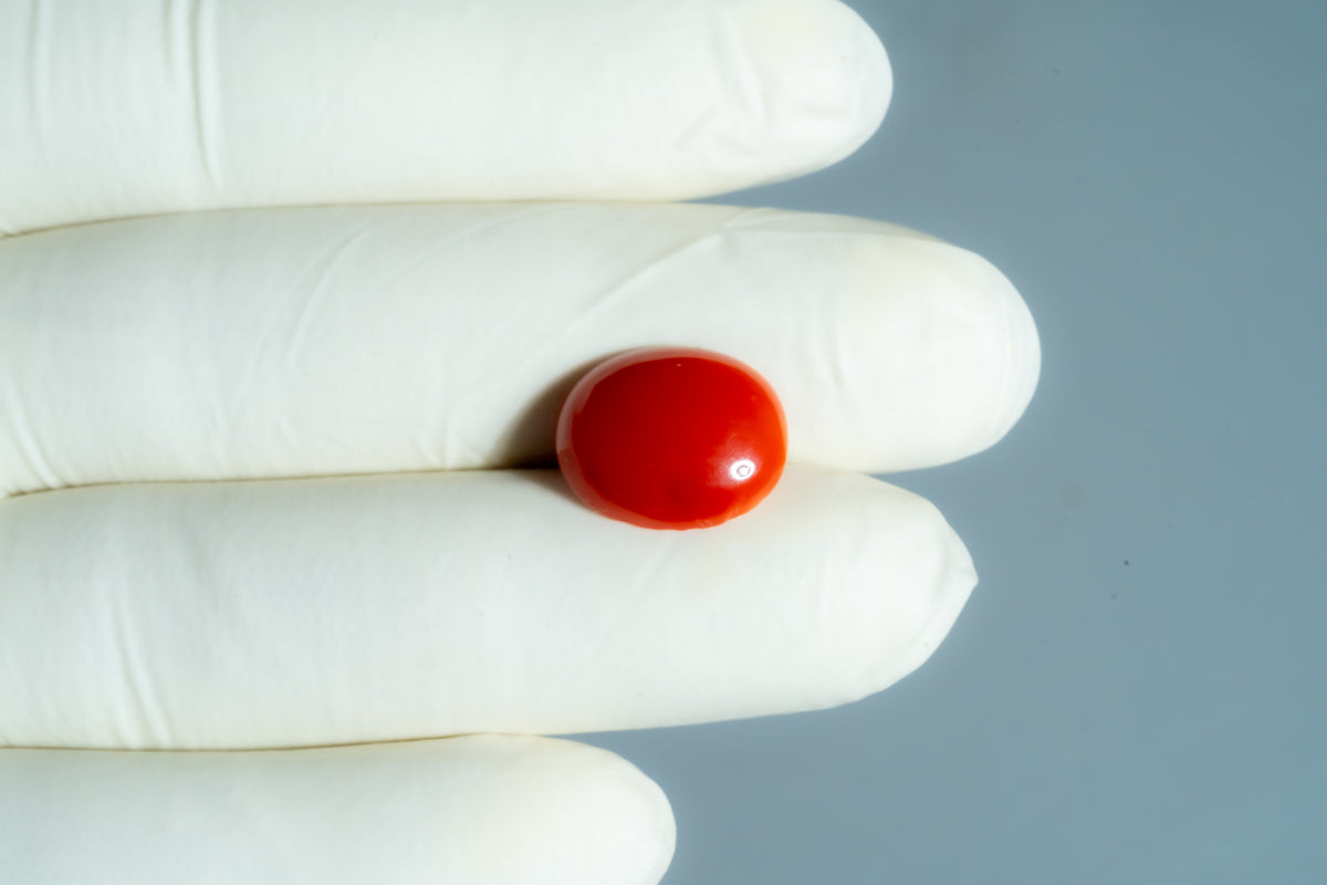 Japanese Red Coral 6.47 Carats / 7.11 Ratti