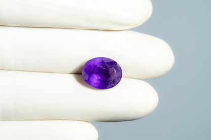 NATURAL AMETHYST 8.32 CARATS. / 9.14 Ratti