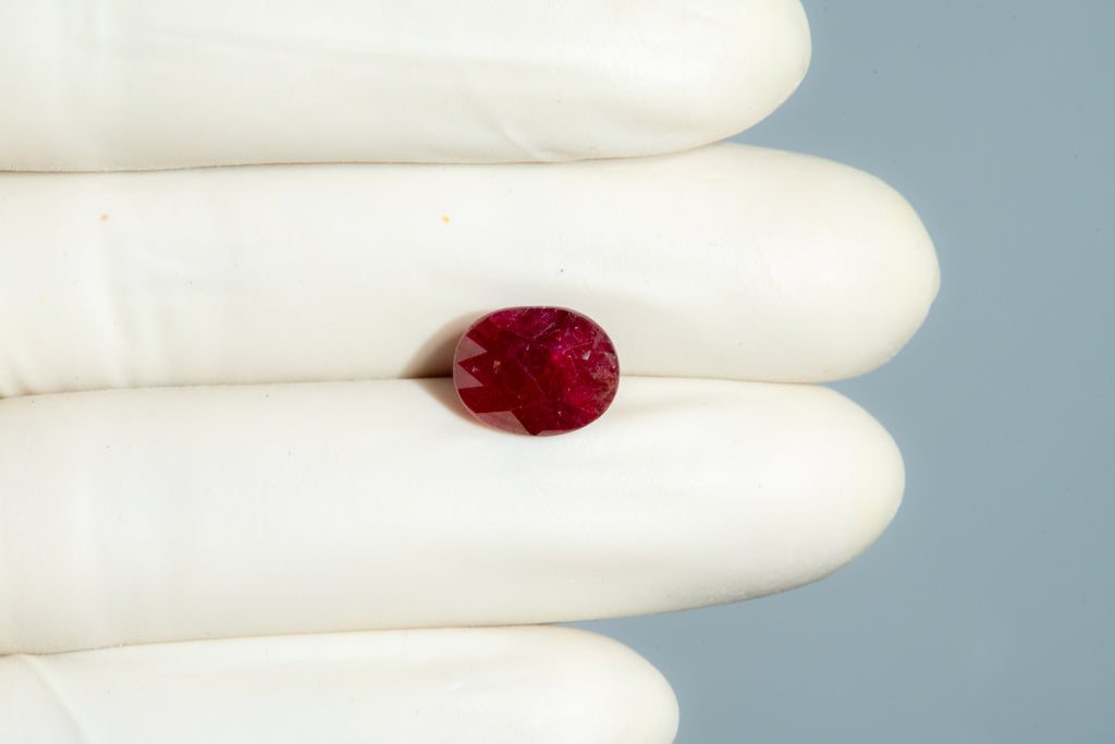 Natural Ruby (Manik) 7.06 Carats / 7.76 Ratti