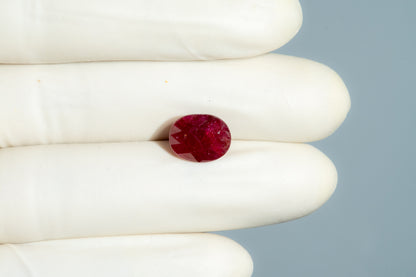 Natural Ruby (Manik) 7.06 Carats / 7.76 Ratti