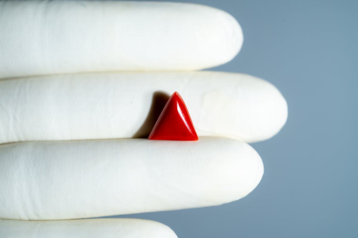 Italian Red Coral 5.14 Carats / 5.65 Ratti