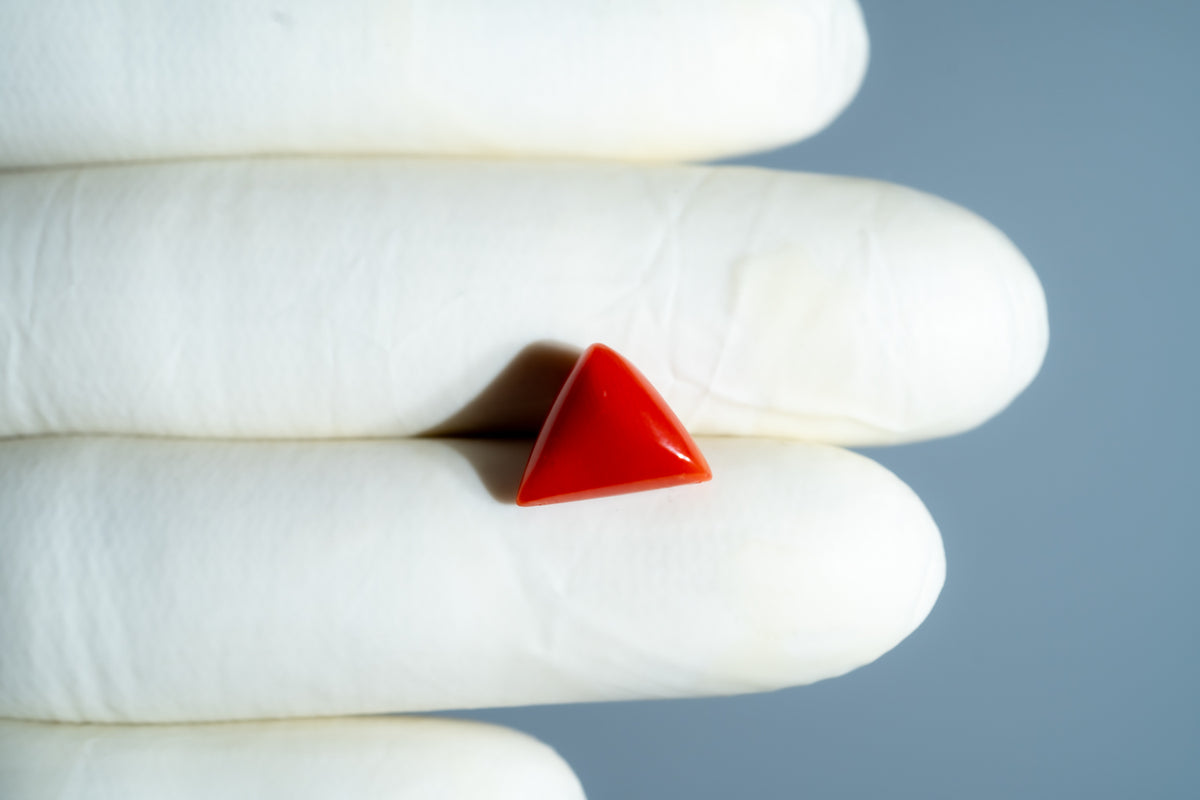 Italian Red Coral 5.20 Carats / 5.71 Ratti