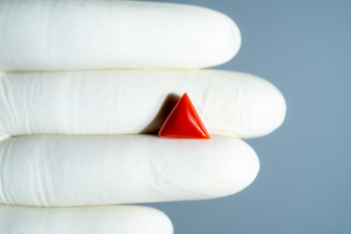 Italian Red Coral 5.99 Carats / 6.58 Ratti