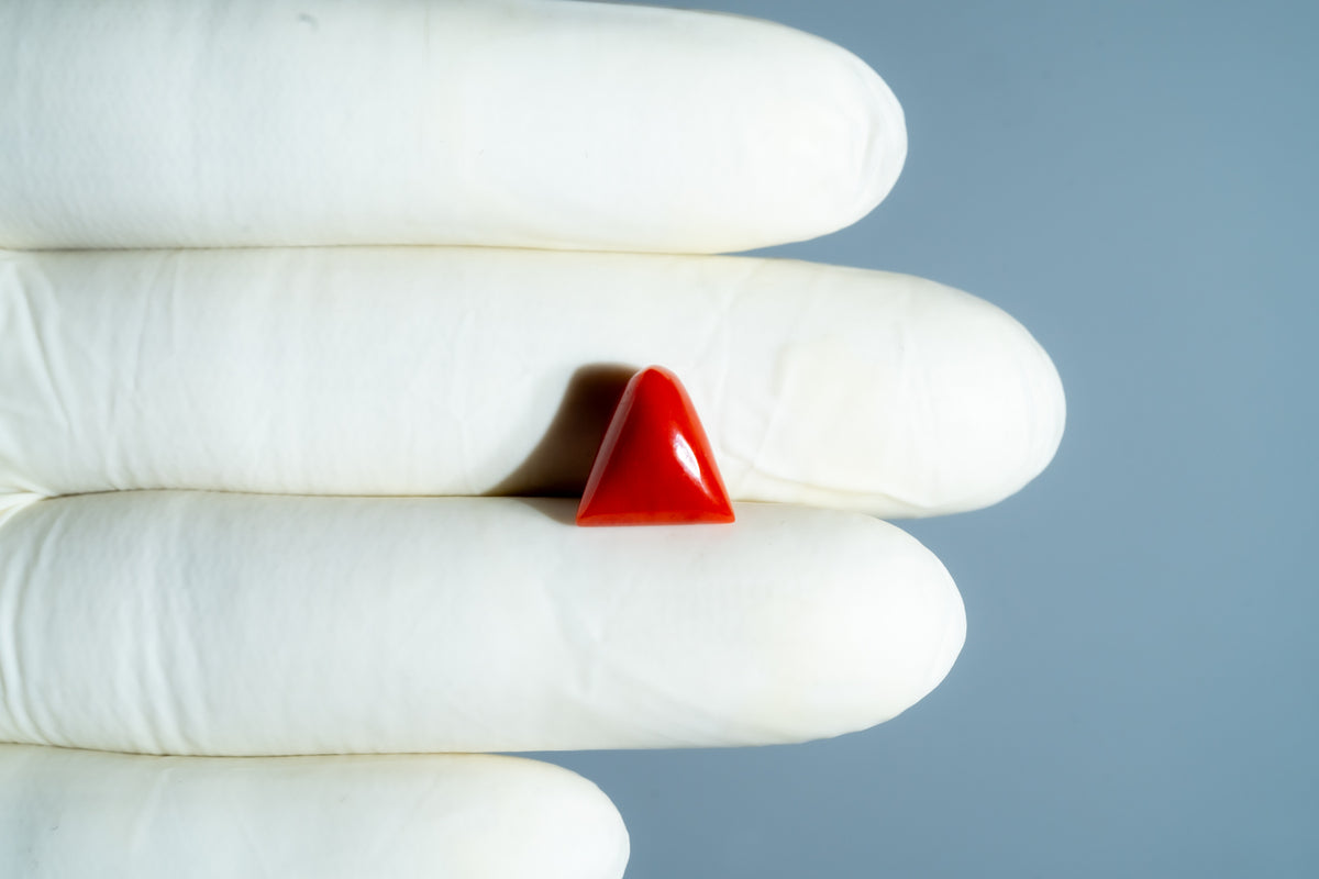 Italian Red Coral 5.53 Carats / 6.08 Ratti