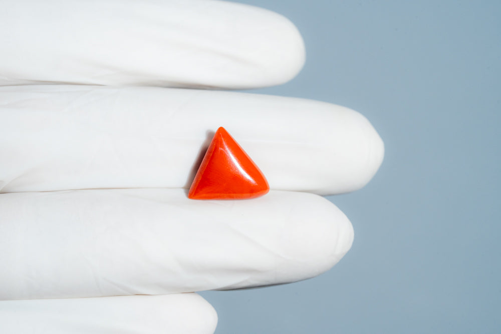 Italian Red Coral 6.23 Carats / 6.85 Ratti