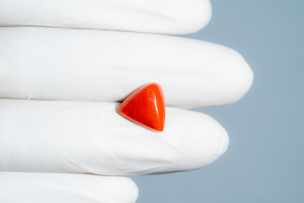 Italian Red Coral 6.22 Carats / 6.84 Ratti