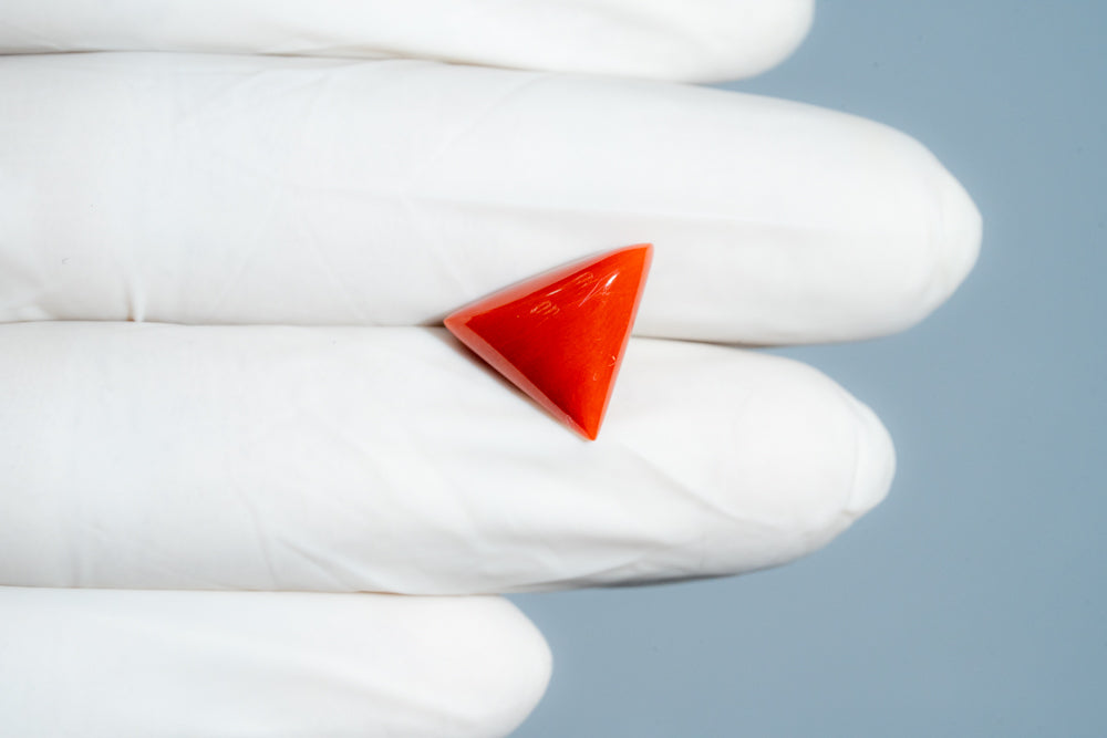 Italian Red Coral 6.27 Carats / 6.89 Ratti