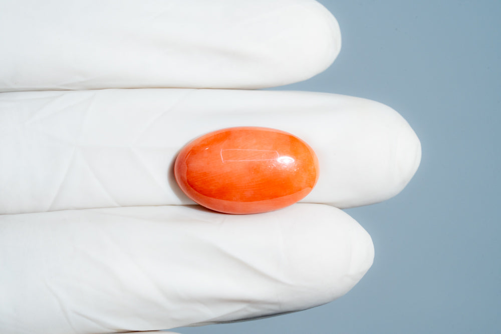Japanese Red Coral 12.18 Carats / 13.38 Ratti