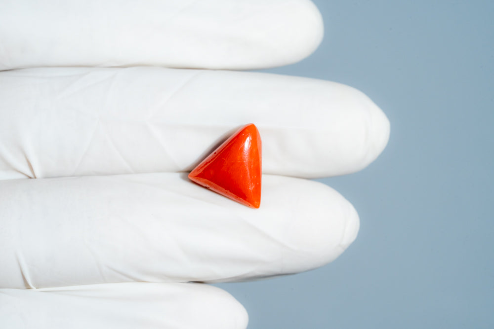 Italian Red Coral 6.29 Carats / 6.91 Ratti
