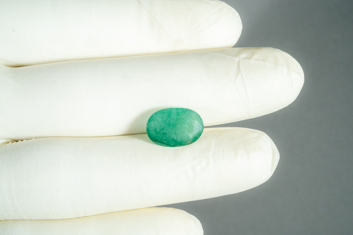 Zambian Emerald (Panna) 6.14 Carats / 6.75 Ratti