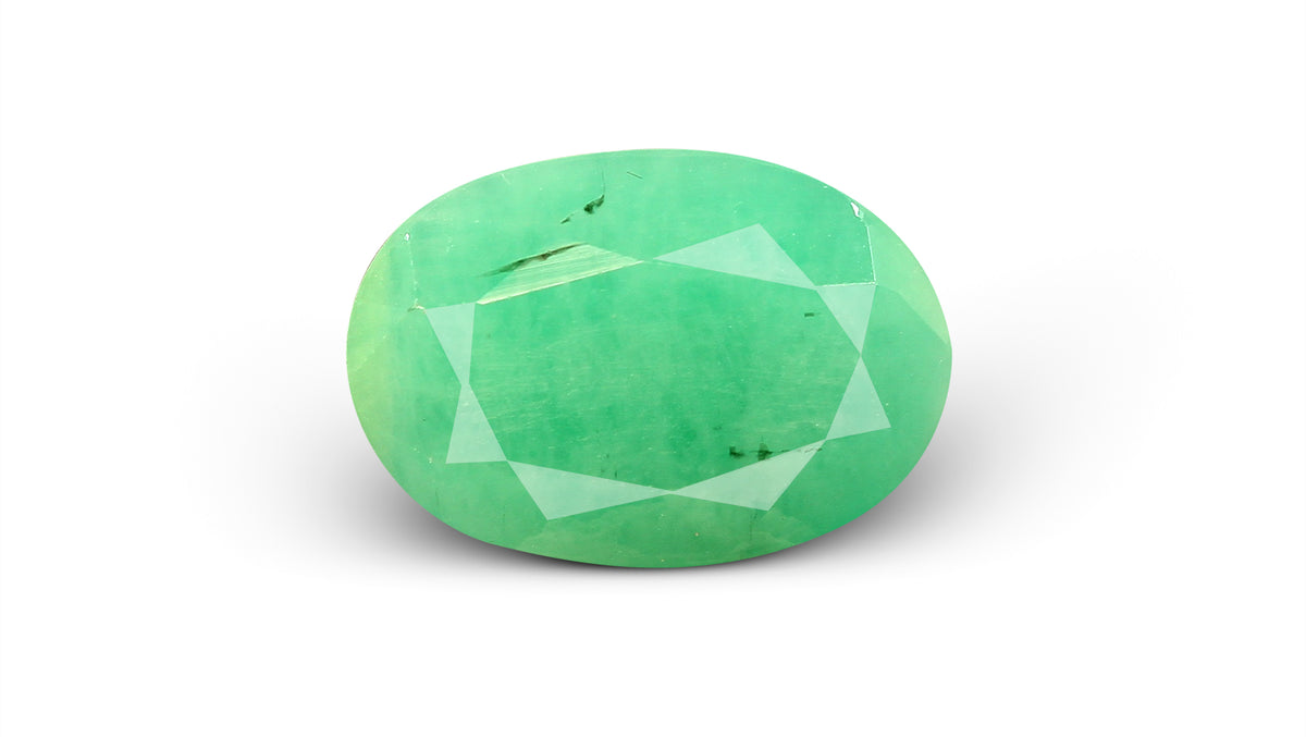 Zambian Emerald (Panna) 6.96 Carats / 7.65 Ratti