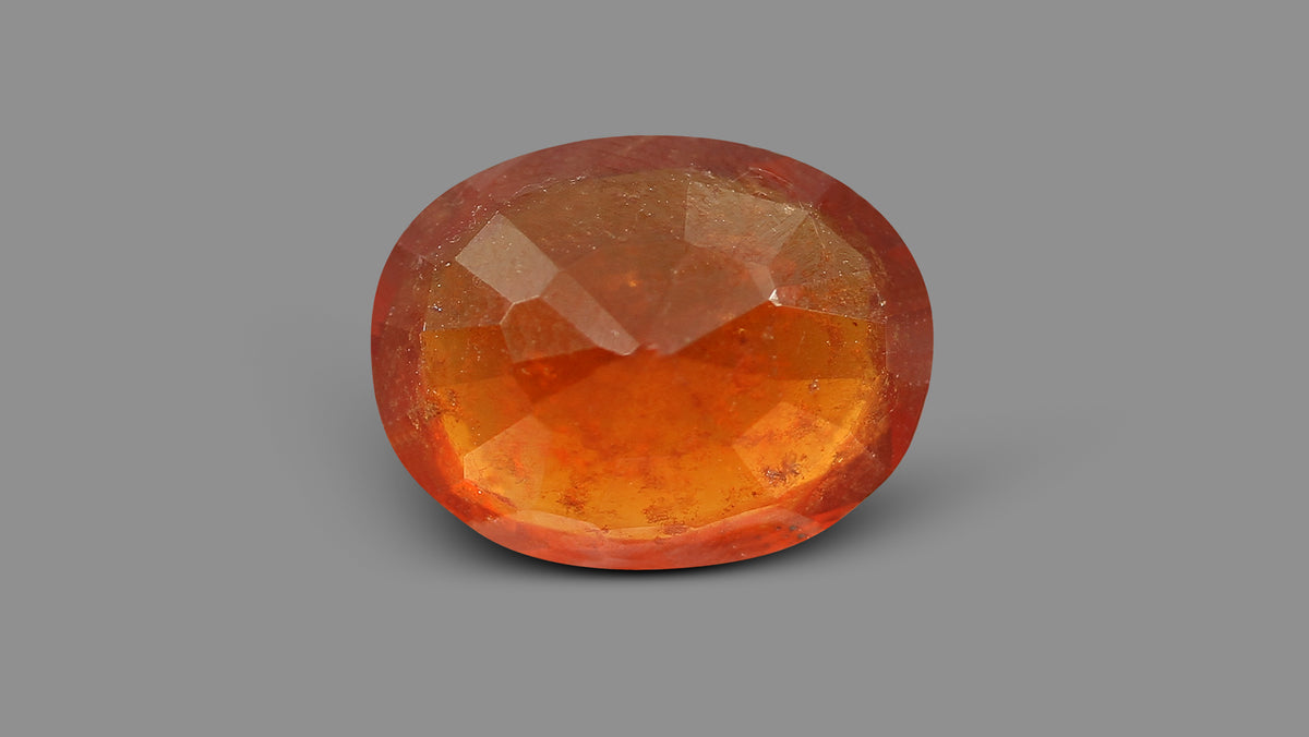 African Hessonite (Gomed) 8.26 Carats / 9.08 Ratti