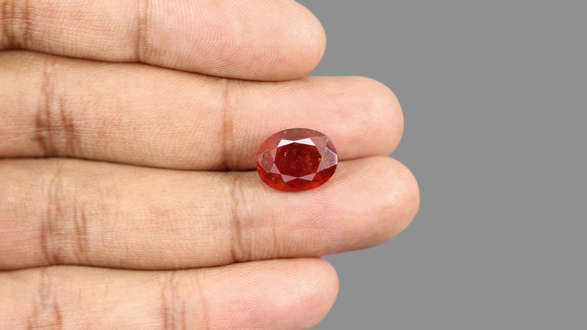 African Hessonite (Gomed) 8.26 Carats / 9.08 Ratti