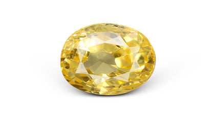Natural Yellow Sapphire 2.31 Carats / 2.54 Ratti