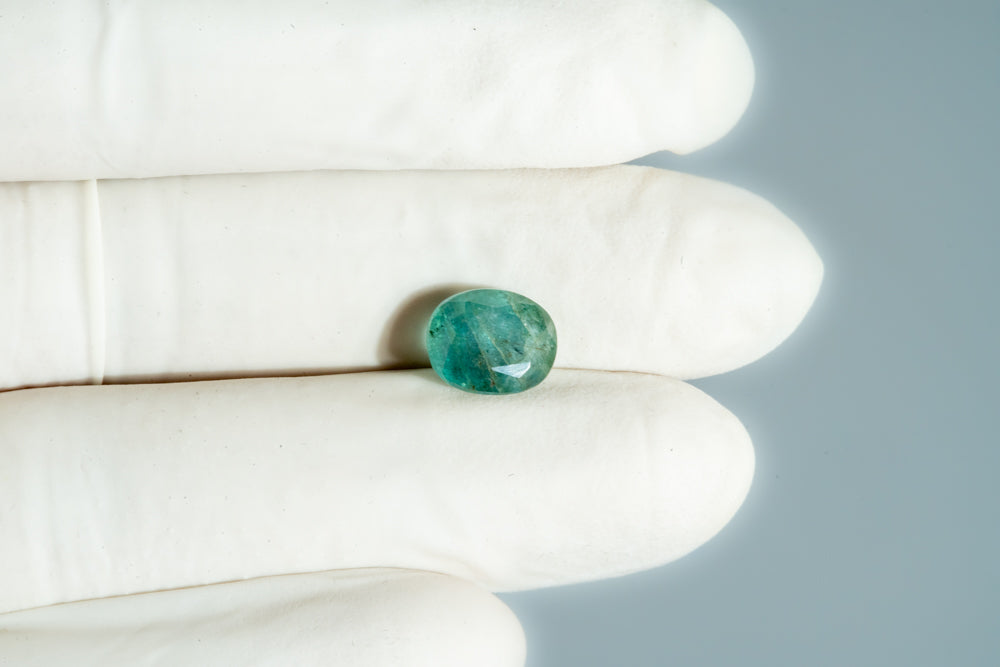 Zambian Emerald (Panna) 3.98 Carats / 4.37 Ratti