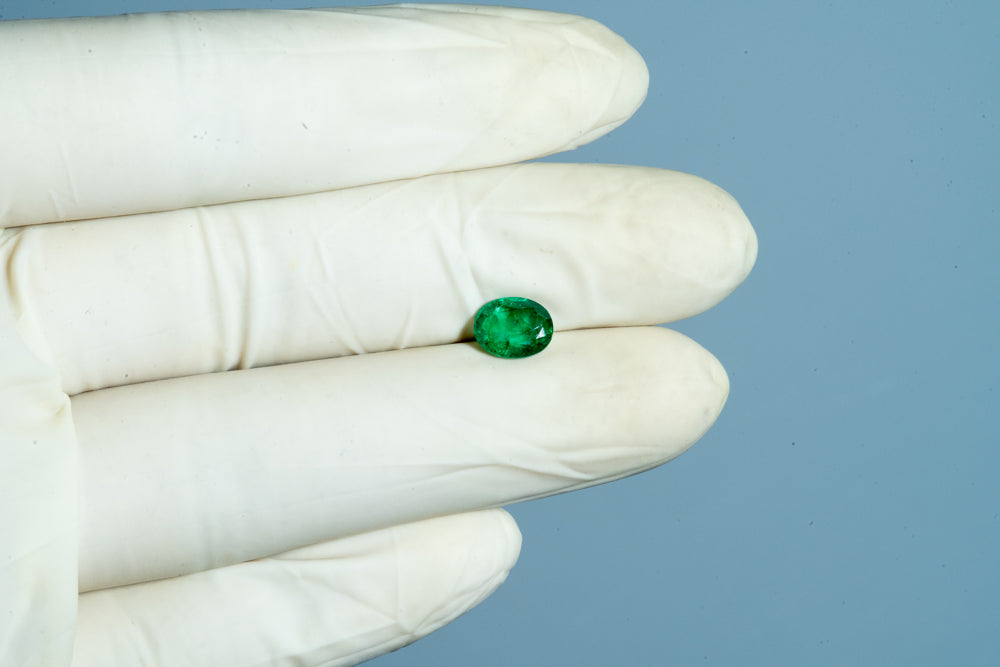 Zambian Emerald (Panna) 1.40 Carats / 1.54 Ratti