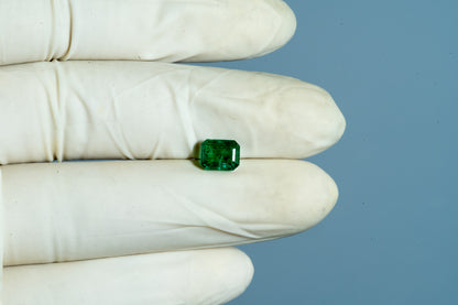 Zambian Emerald (Panna) 1.63 Carats / 1.79 Ratti
