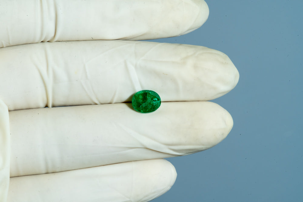 Zambian Emerald (Panna) 1.67 Carats / 1.84 Ratti