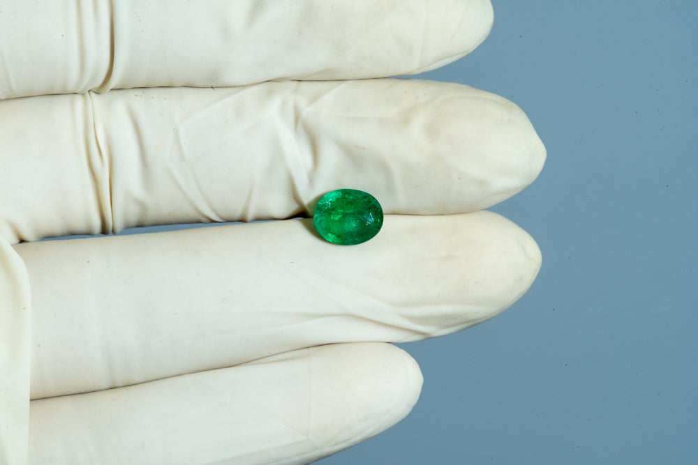 Zambian Emerald (Panna) 1.85 Carats / 2.03 Ratti