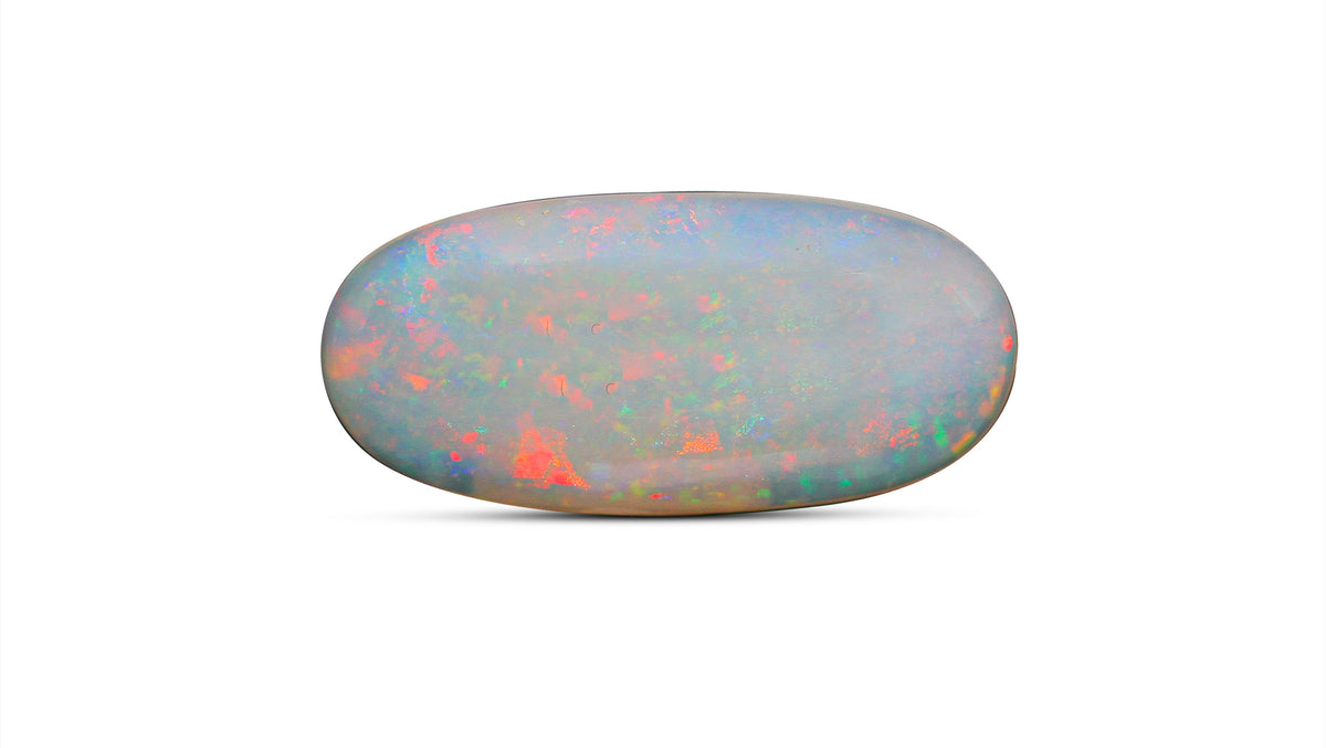 White Opal With Fire 6.04 Carats / 6.64 Ratti