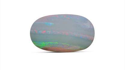 White Opal With Fire 7.38 Carats / 8.11 Ratti
