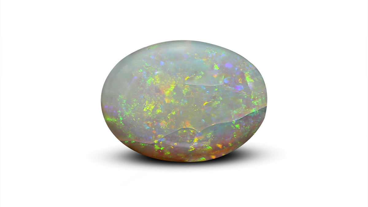 White Opal With Fire 8.35 Carats / 9.18 Ratti