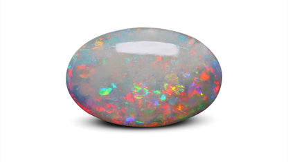 White Opal With Fire 6.76 Carats / 7.43 Ratti