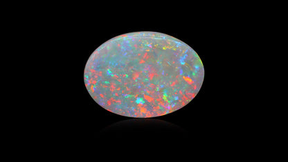White Opal With Fire 9.11 Carats / 10.01 Ratti