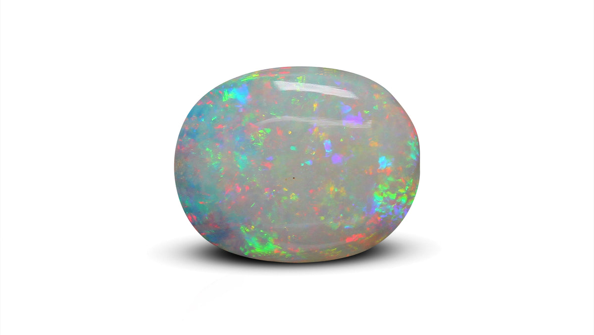 White Opal With Fire 4.55 Carats / 5 Ratti