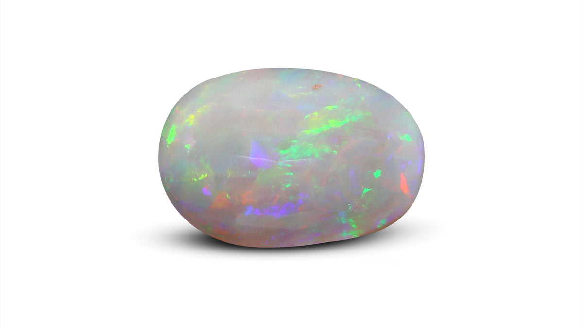 White Opal With Fire 4.99 Carats / 5.48 Ratti