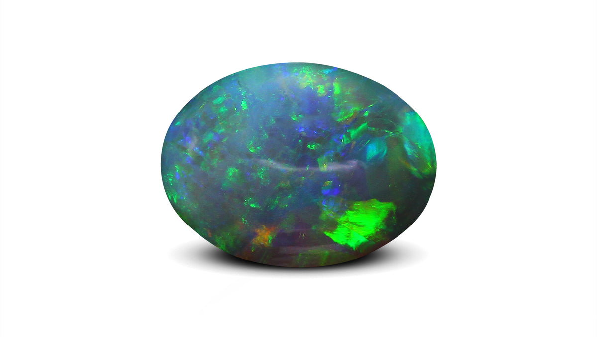 White Opal With Fire 4.56 Carats / 5.01 Ratti