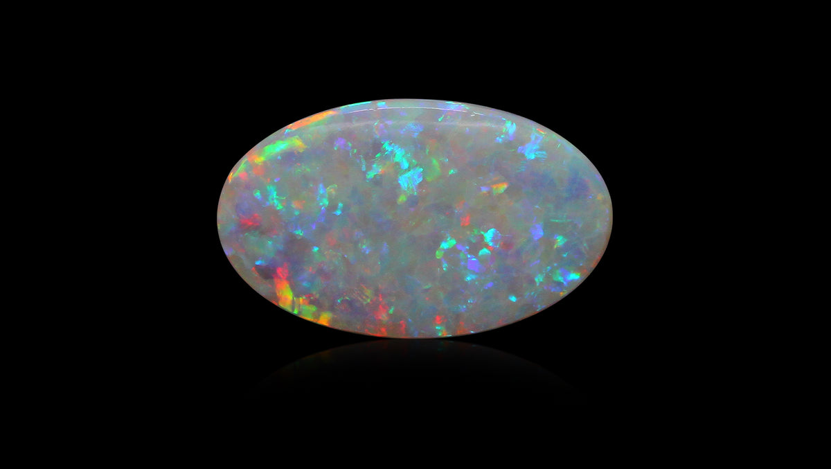 White Opal With Fire 5.29 Carats / 5.81 Ratti