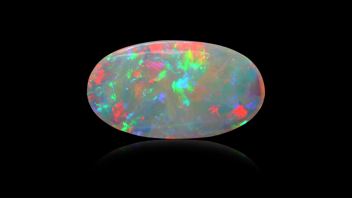 White Opal With Fire 4.80 Carats / 5.27 Ratti