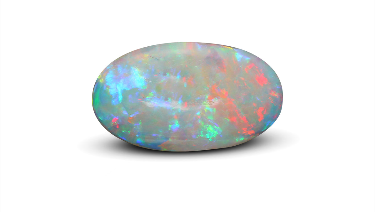 White Opal With Fire 4.80 Carats / 5.27 Ratti
