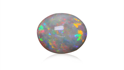White Opal With Fire 4.75 Carats / 6.38 Ratti