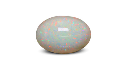 White Opal With Fire 6.37 Carats / 7 Ratti