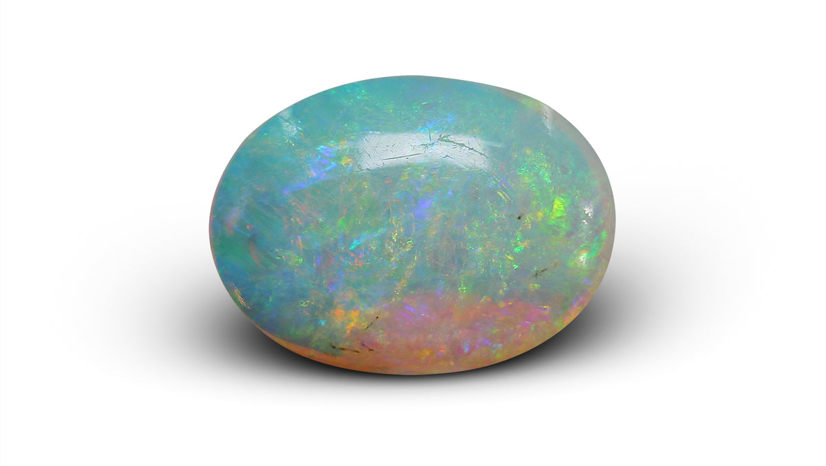 White Opal With Fire 4.70 Carats / 5.16 Ratti