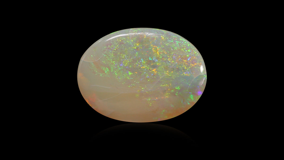 White Opal With Fire 4.92 Carats / 5.41 Ratti