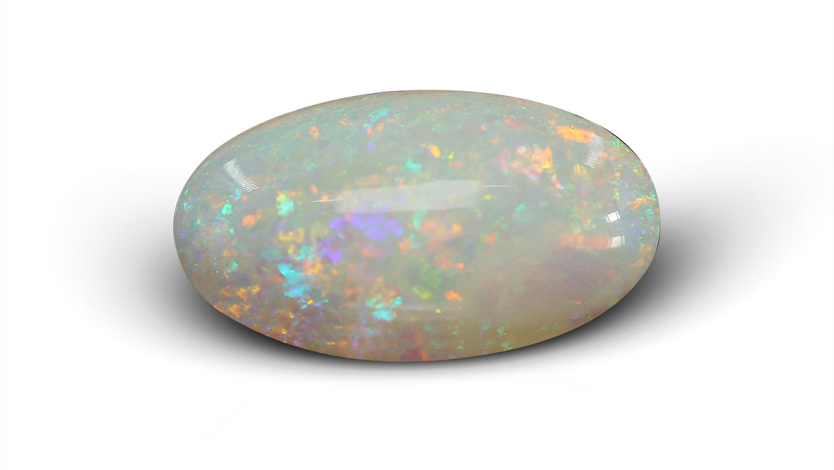 White Opal With Fire 7.25 Carats / 7.97 Ratti