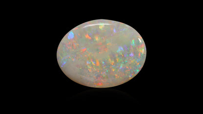 White Opal With Fire 6.51 Carats / 7.15 Ratti