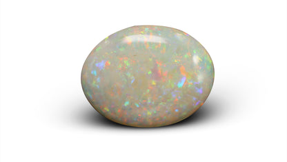 White Opal With Fire 6.51 Carats / 7.15 Ratti